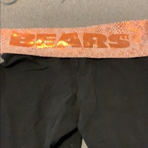 Victoria’s Secret Pink black fold over pant